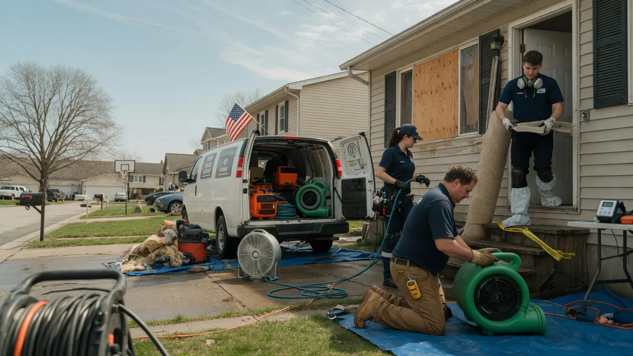 Water Damage Restoration in Rome, IL near me